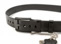 Black Hand 120-98 pánský černý kožený opasek šíře 38 mm | ARNO.cz - obuv s tradicí