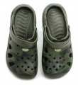 Axim 2K3805 khaki dětské nazouváky crocsy | ARNO.cz - obuv s tradicí